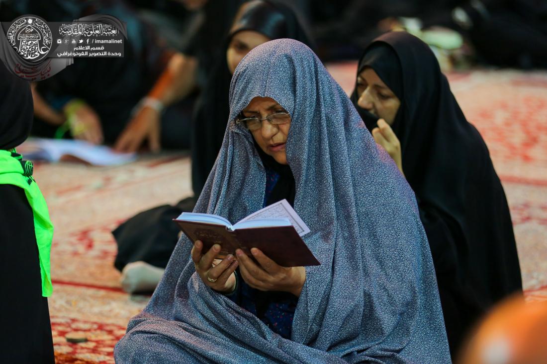 تقرير مصور : اجواء شهر محرم في يومه الثامن في العتبة العلوية المقدسة | 