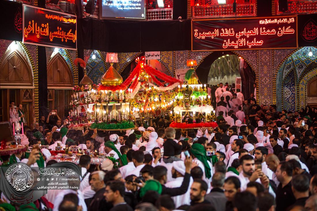 تقرير مصور : اجواء الحزن في ذكرى ليلة العاشر من محرم الحرام في كربلاء المقدسة  | 