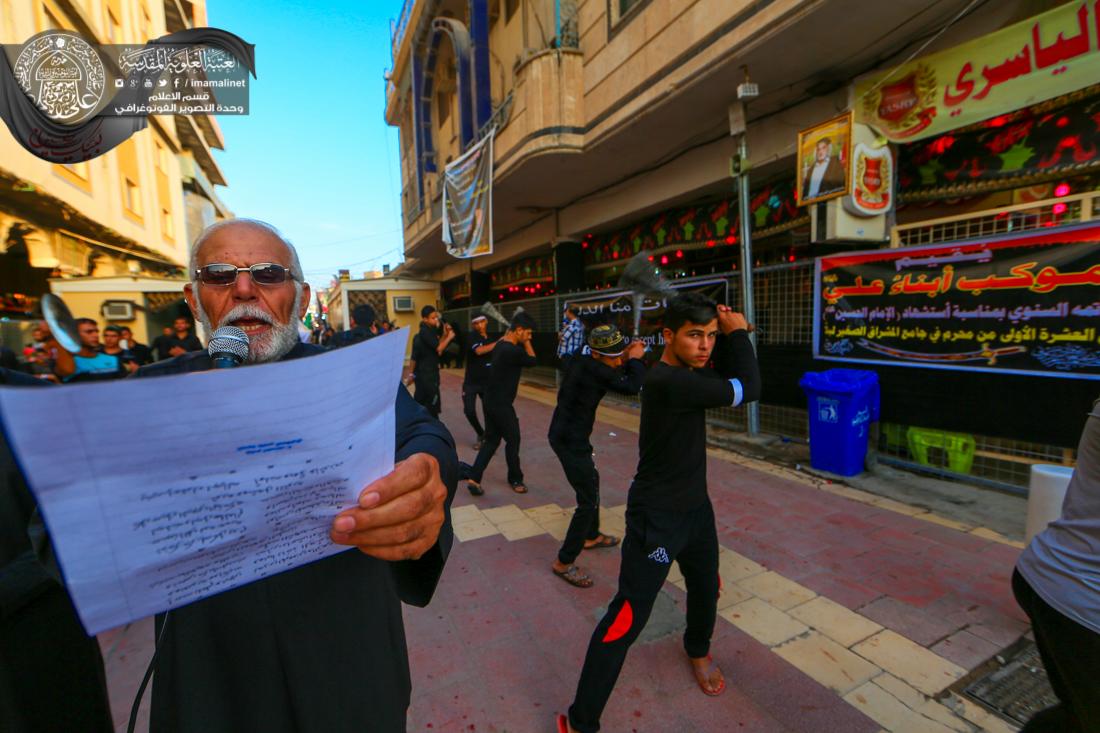 تقرير مصور : اجواء ليلة العاشر من محرم في محيط العتبة العلوية المقدسة | 