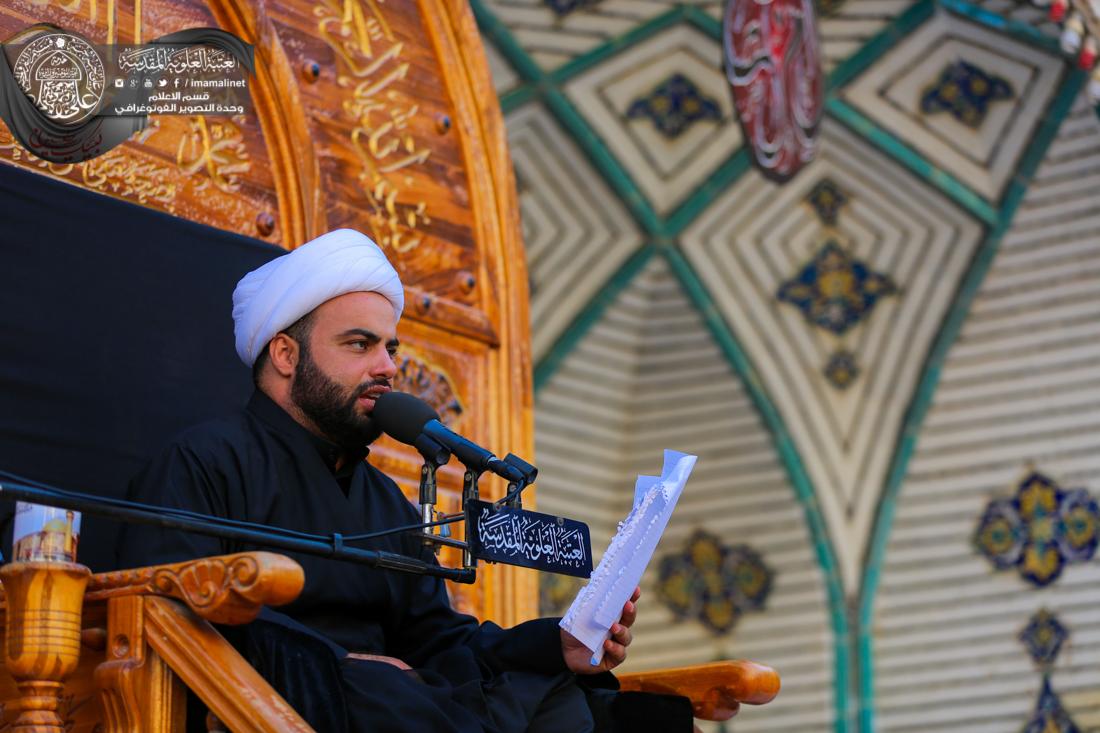 تقرير مصور : قراءة مقتل الامام الحسين سلام الله عليه في صباح يوم عاشوراء في العتبة العلوية المقدسة | 