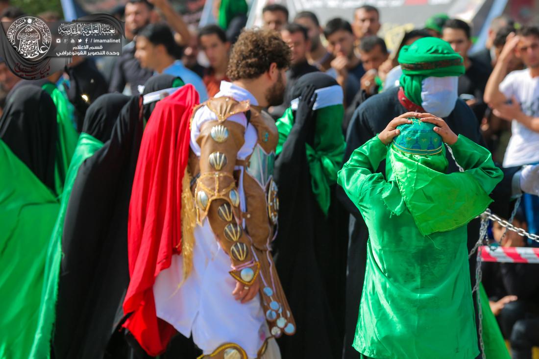 تقرير مصور : التشابيه في يوم العاشر من شهر محرم الحرام في النجف الاشرف | 