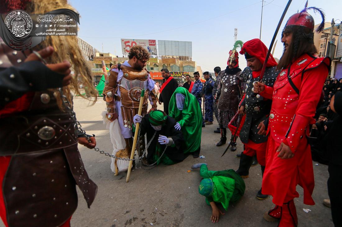 تقرير مصور : التشابيه في يوم العاشر من شهر محرم الحرام في النجف الاشرف | 