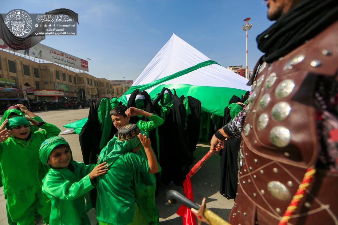 تقرير مصور : التشابيه في يوم العاشر من شهر محرم الحرام في النجف الاشرف | 