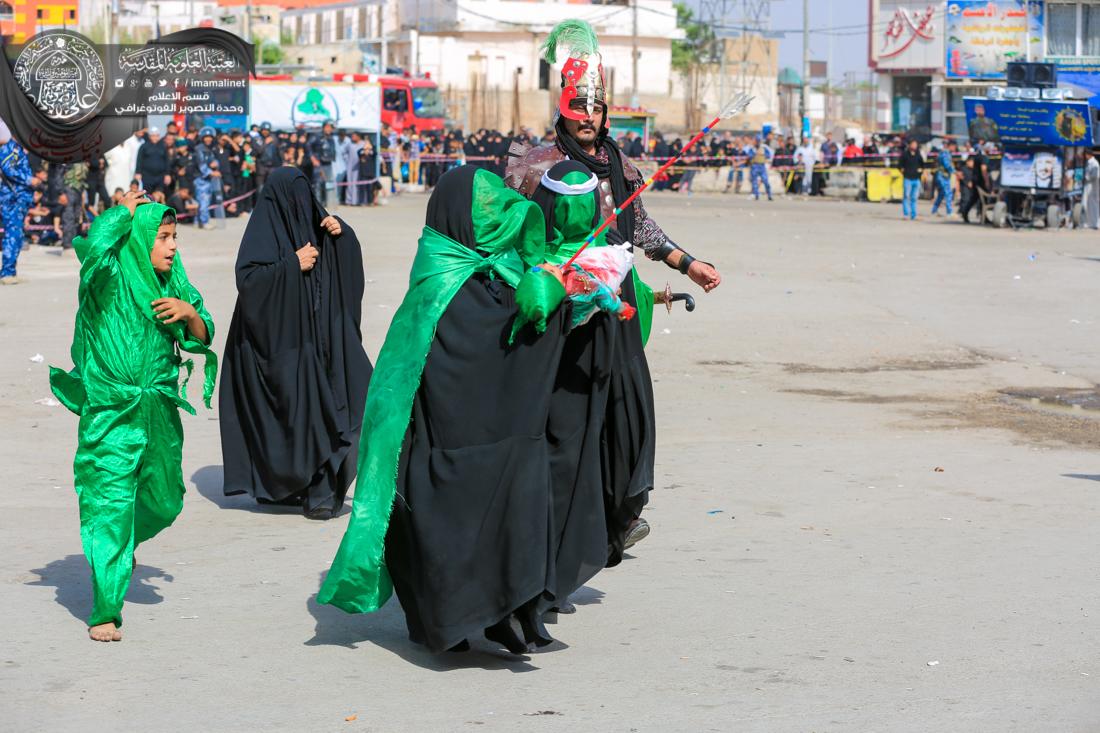 تقرير مصور : التشابيه في يوم العاشر من شهر محرم الحرام في النجف الاشرف | 