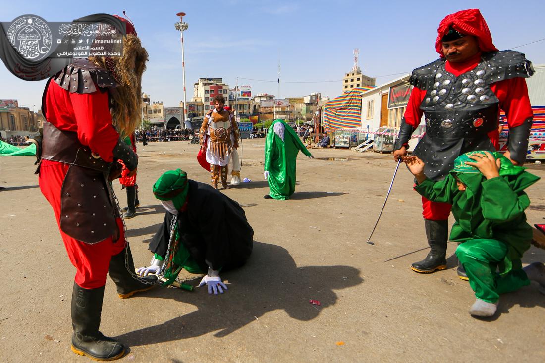 تقرير مصور : التشابيه في يوم العاشر من شهر محرم الحرام في النجف الاشرف | 