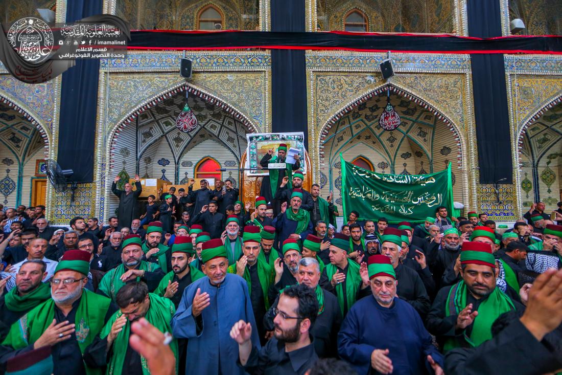 تقرير مصور : موكب العتبة الحسينية والعتبة العباسية يعزيان امير المؤمنين علي عليه السلام بأستشهاد الامام الحسين سلام الله عليه في العتبة العلوية المقدسة | 