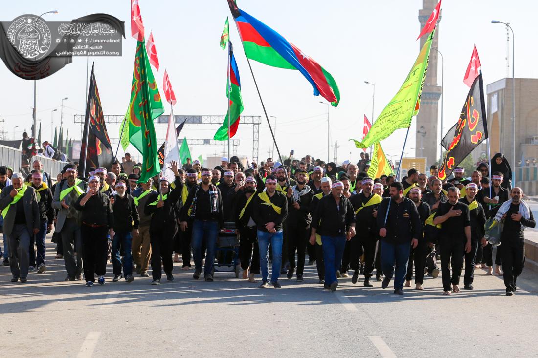 تقرير مصور : قوافل العشق الحسيني نحو قبلة الاحرار | 