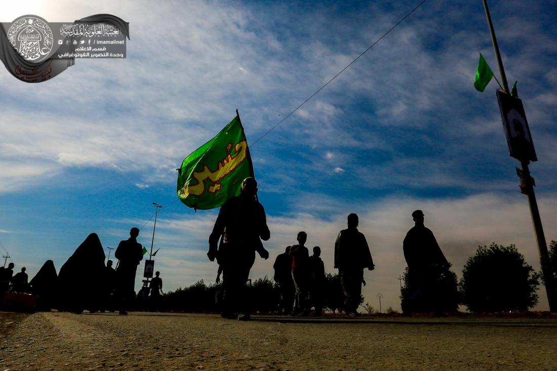 تقرير مصور : قوافل العشق الحسيني نحو قبلة الاحرار | 