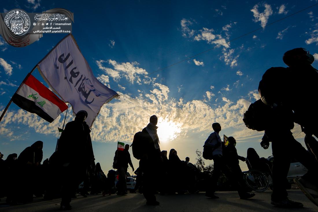 تقرير مصور : ملايين الزائرين يواصلون الزحف الى قبلة الاحرار لأداء مراسيم زيارة الار بعين  | 