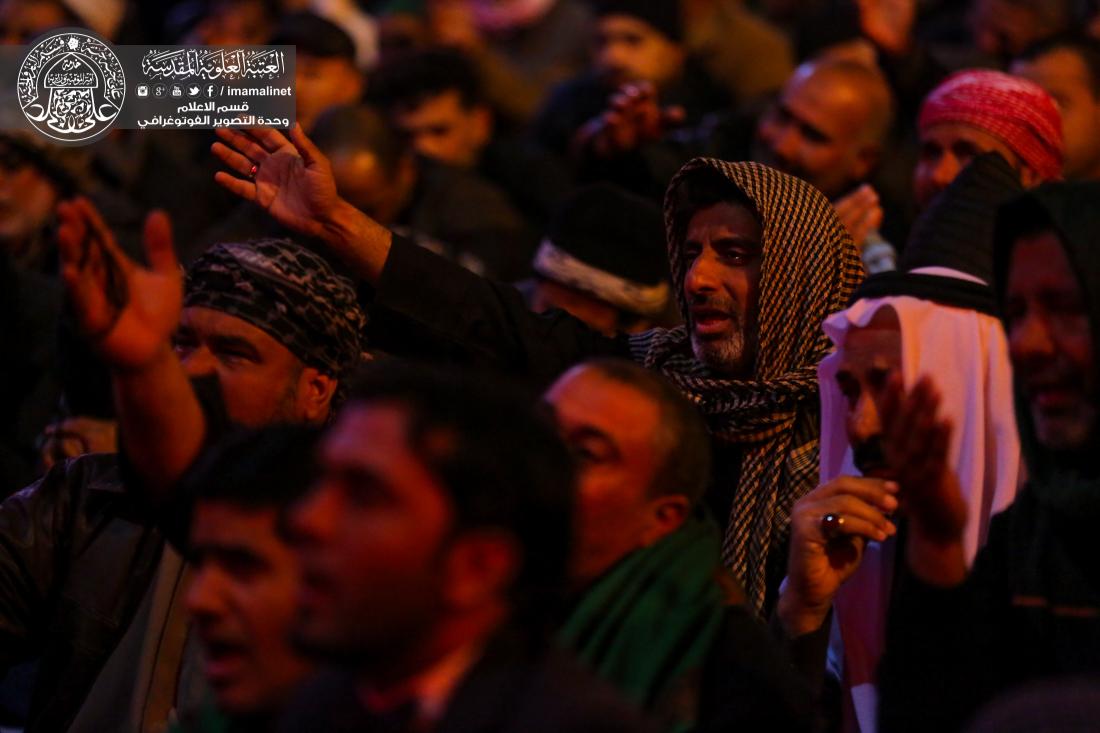 تقرير مصور : أجواء الحزن في الصحن العلوي المطهر لإحياء ذكرى ليلة وفاة النبي الاعظم محمد (صلى الله عليه وآله وسلم) | 