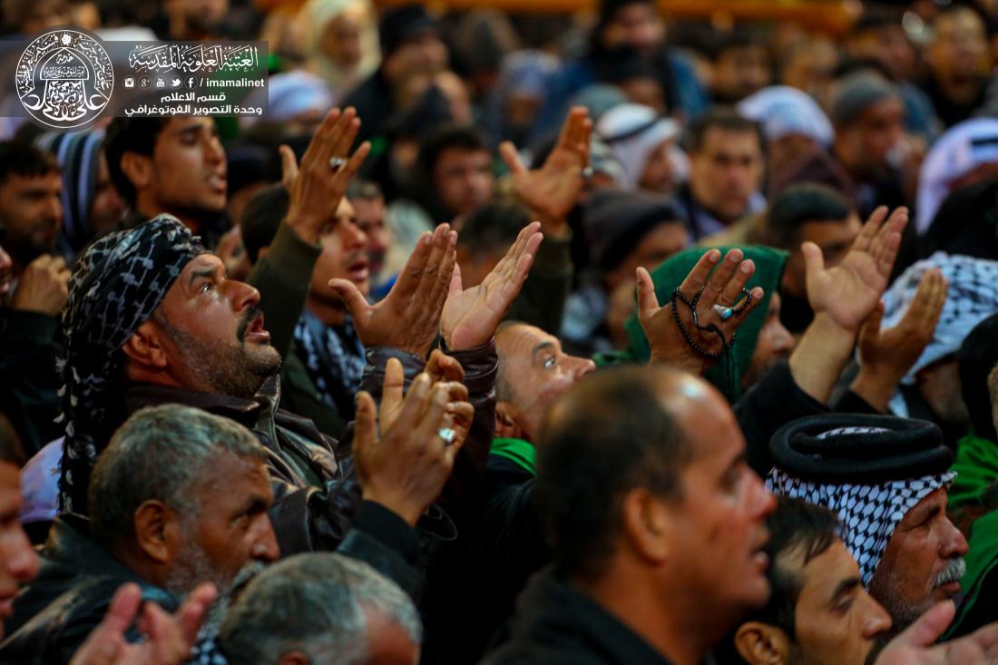 تقرير مصور : أجواء الحزن في الصحن العلوي المطهر لإحياء ذكرى ليلة وفاة النبي الاعظم محمد (صلى الله عليه وآله وسلم) | 