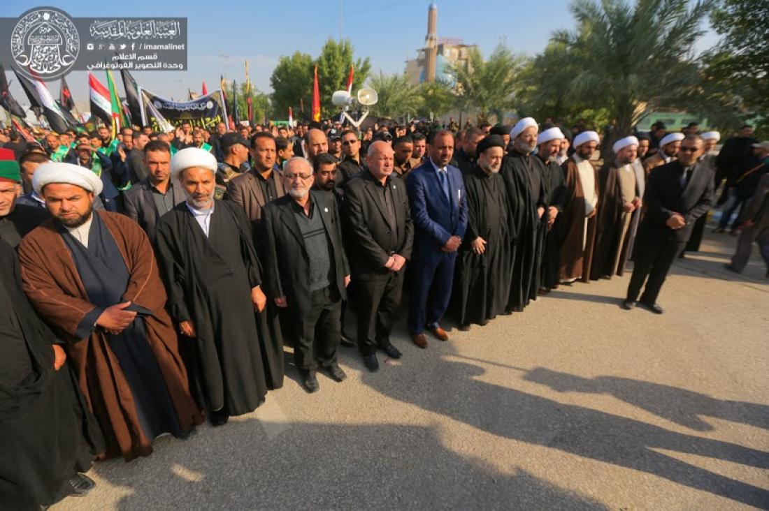 تقرير مصور : العتبة العلوية المقدسة ترعى مراسم استقبال وضيافة موكب العزاء العام لرئاسة ديوان الوقف الشيعي والعتبات المقدسة والمزارات الشريفة في ذكرى شهادة الرسول الأعظم (صلى الله عليه وآله ) | 