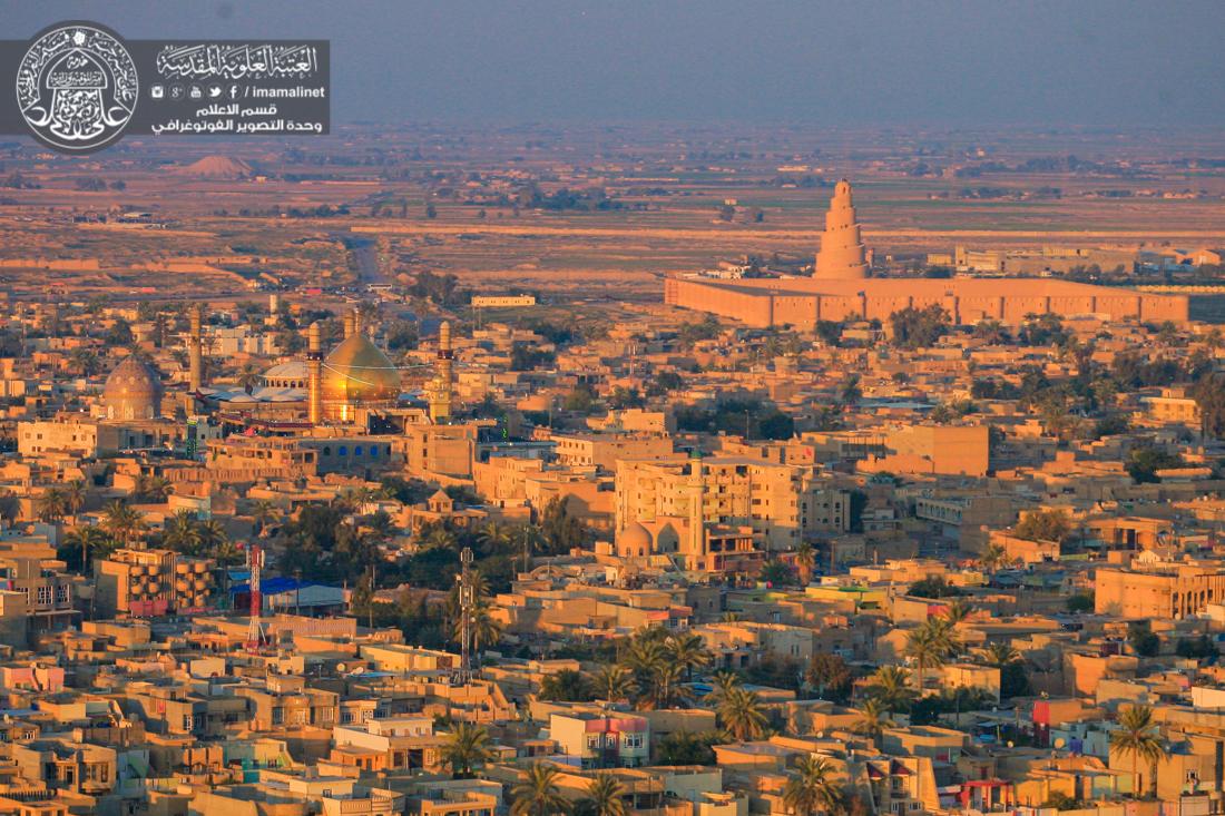 تقرير مصور : صور جوية لزيارة ذكرى استشهاد الامام الحسن العسكري سلام الله عليه | 