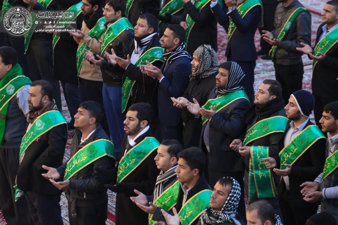 تقرير مصور : مراسم زيارة أمين الله تتعالى كل صباح في العتبة العلوية المقدسة  | 