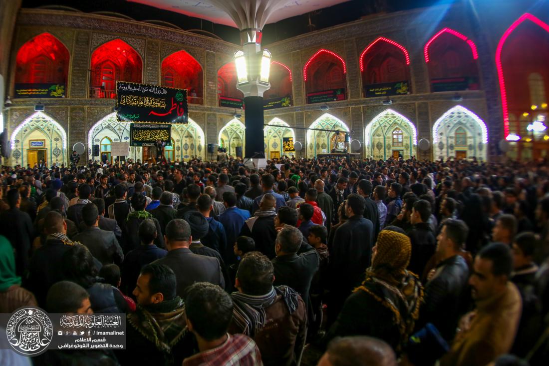 تقرير مصور : موكب النجف الاشرف يجدد العزاء بمناسبة إستشهاد فاطمة الزهراء (عليها السلام) في العتبة العلوية المقدسة  | 