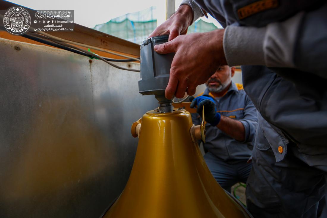 تقرير مصور : قسم الصيانة الهندسية في العتبة العلوية المقدسة تفاني في الخدمة .. وعطاء مستمر | 