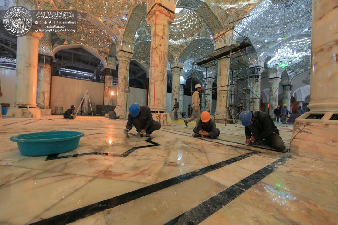 بالتزامن مع ذكرى الولادة العطرة لسيدة نساء العالمين العتبة العلوية المقدسة تستعد لإفتتاح جزء العبادة والزيارة في صحن السيدة فاطمة الزهراء (عليها السلام) | 