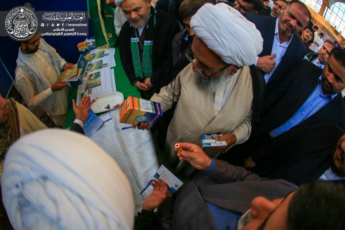 مشاركة العتبة العلوية المقدسة في مهرجان نسيم كربلاء بنسخته الثالثة على التوالي ورفع راية الامام علي في اسلام اباد | 