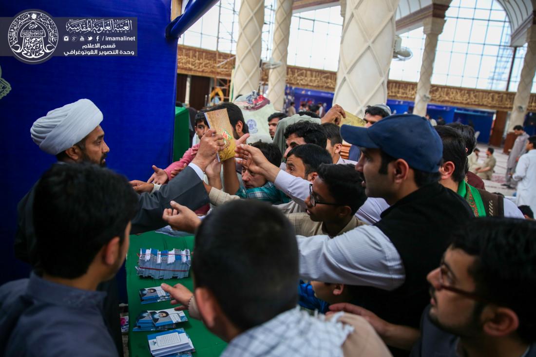 جناح العتبة العلوية المقدسة يكتظ بالزوار الباكستانيين في مهرجان الاسبوع الثقافي ( نسيم كربلاء ) في اسلام آباد | 