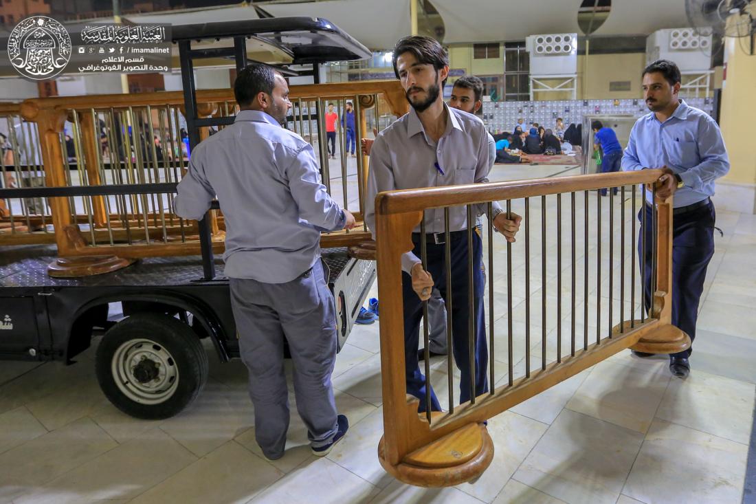 جهود مباركة لخدام امير المؤمنين (عليه السلام) في إقامة موائد سحور الشهر الفضيل | 