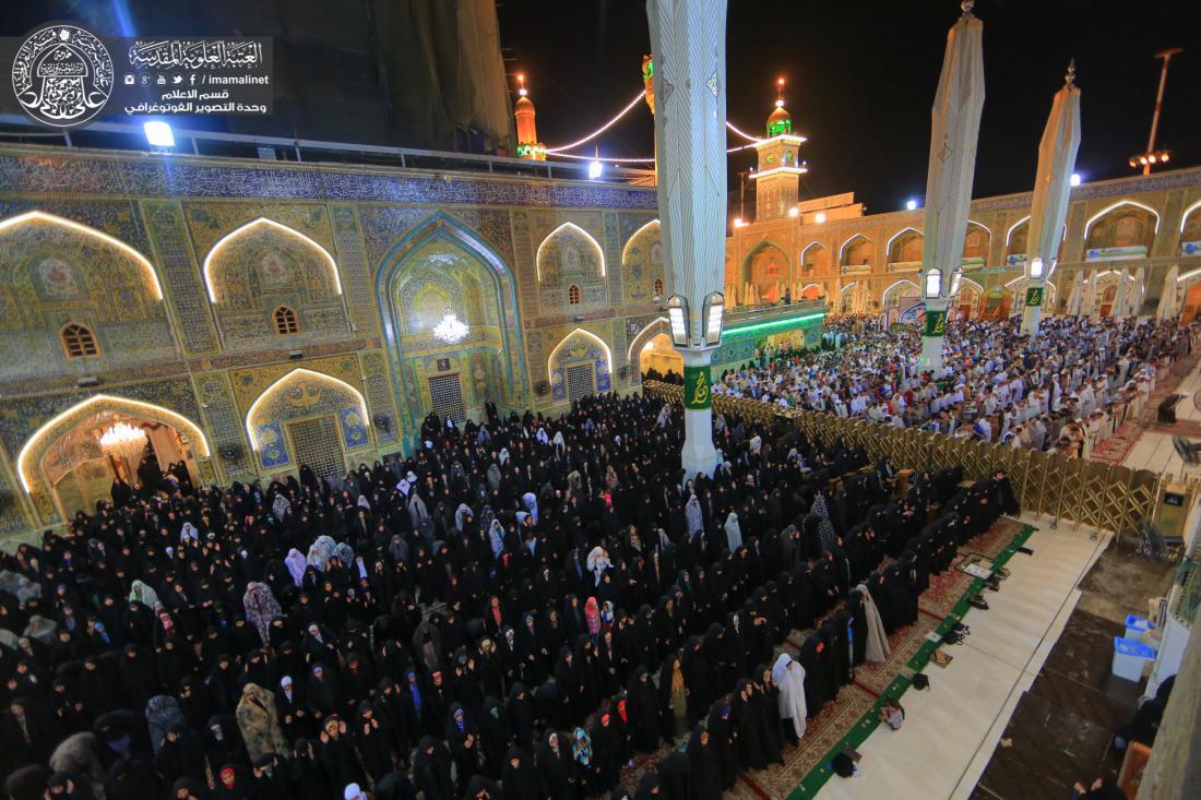 صلاة الفجر في رحاب الصحن الحيدري الشريف | 