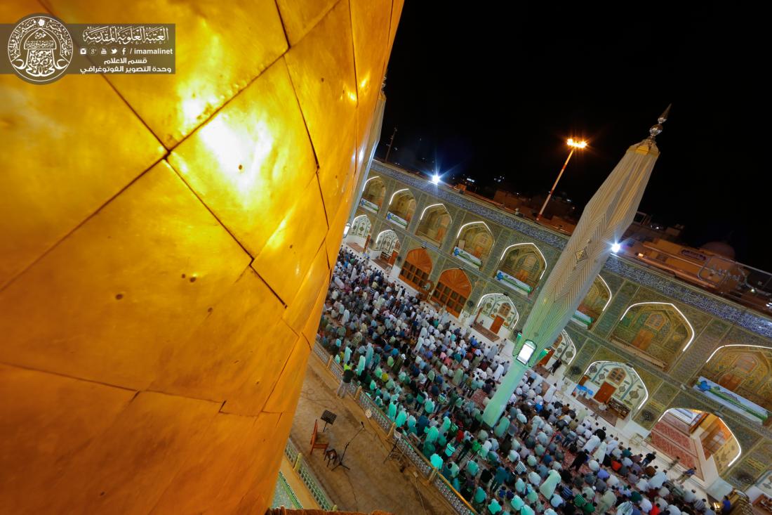 صلاة الفجر في رحاب الصحن الحيدري الشريف | 