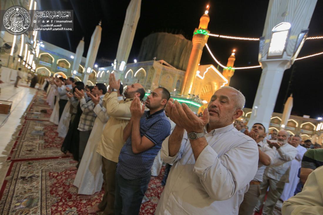 صلاة الفجر في رحاب الصحن الحيدري الشريف | 