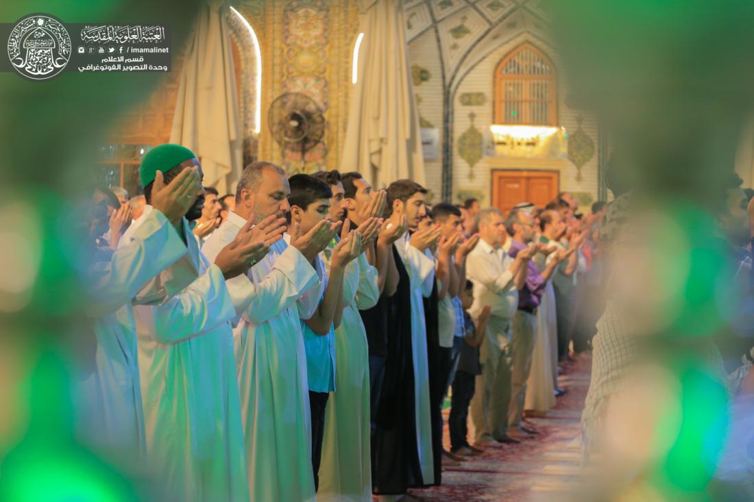 صلاة الفجر في رحاب الصحن الحيدري الشريف | 