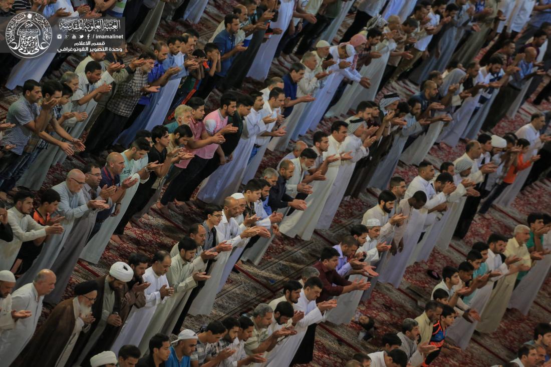 صلاة الفجر في رحاب الصحن الحيدري الشريف | 