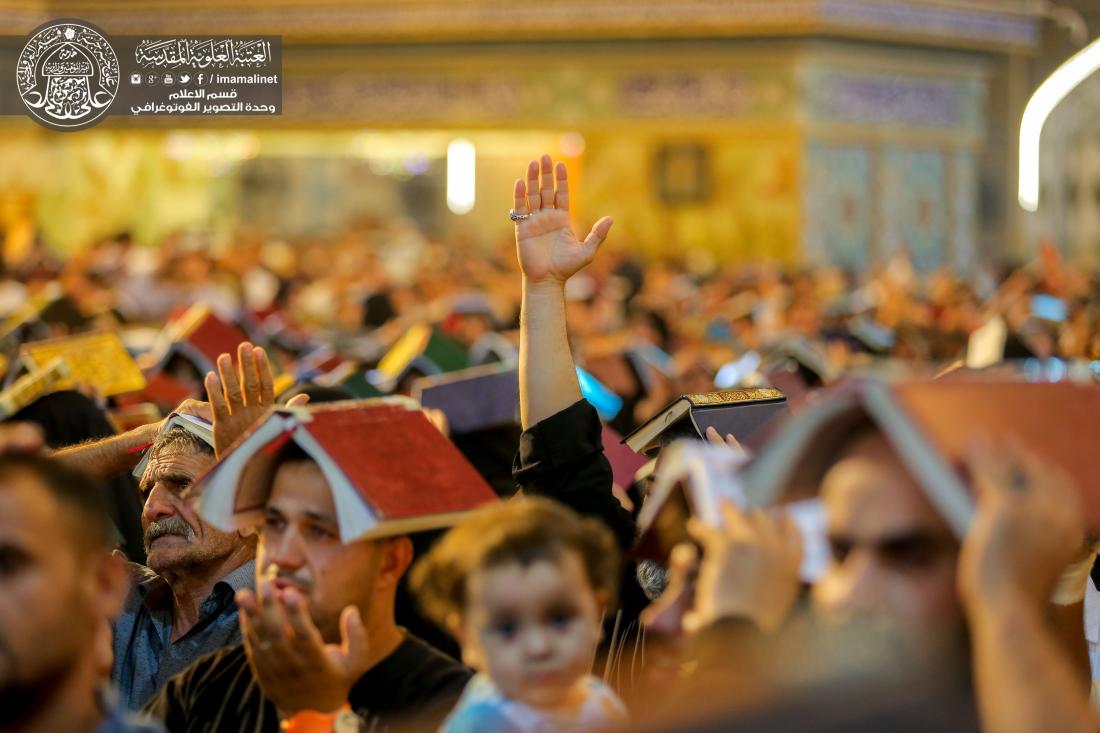 اخر ليالي القدر المباركة في الصحن الحيدري الشريف | 