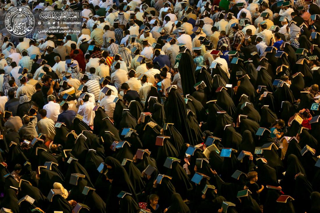 اخر ليالي القدر المباركة في الصحن الحيدري الشريف | 