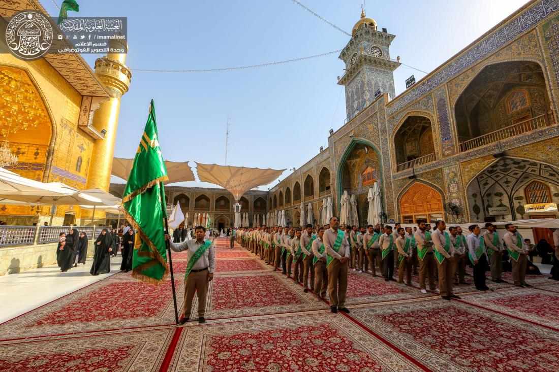 الزيارة الصباحية اليومية في رحاب مرقد أمير المؤمنين سلام الله عليه | 