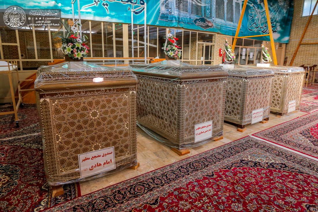 شباك وابواب ضريح الامامين العسكريين في قم المقدسة | 