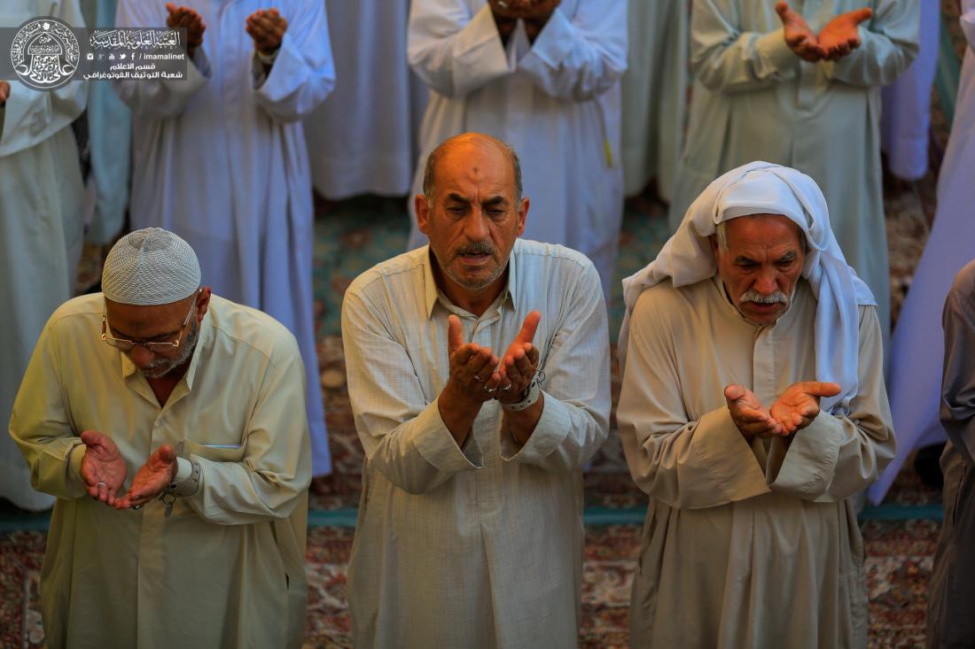 صلاة عيد الاضحى المبارك في العتبة العلوية المقدسة بإمامة السيد نزار حبل المتين  | 