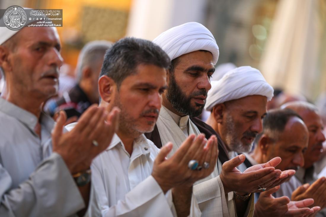 صلاة عيد الاضحى المبارك في العتبة العلوية المقدسة بإمامة السيد نزار حبل المتين  | 