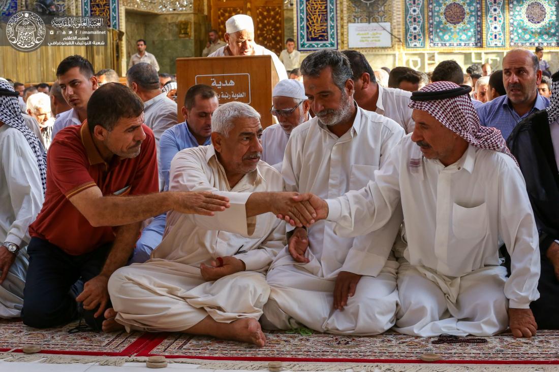 صلاة عيد الاضحى المبارك في العتبة العلوية المقدسة بإمامة السيد نزار حبل المتين  | 