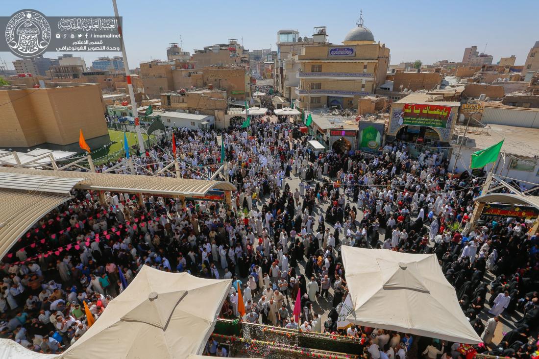 الجموع المليونية تجدد عهد الولاء لوصي النبوة امير المؤمنين عليه السلام | 