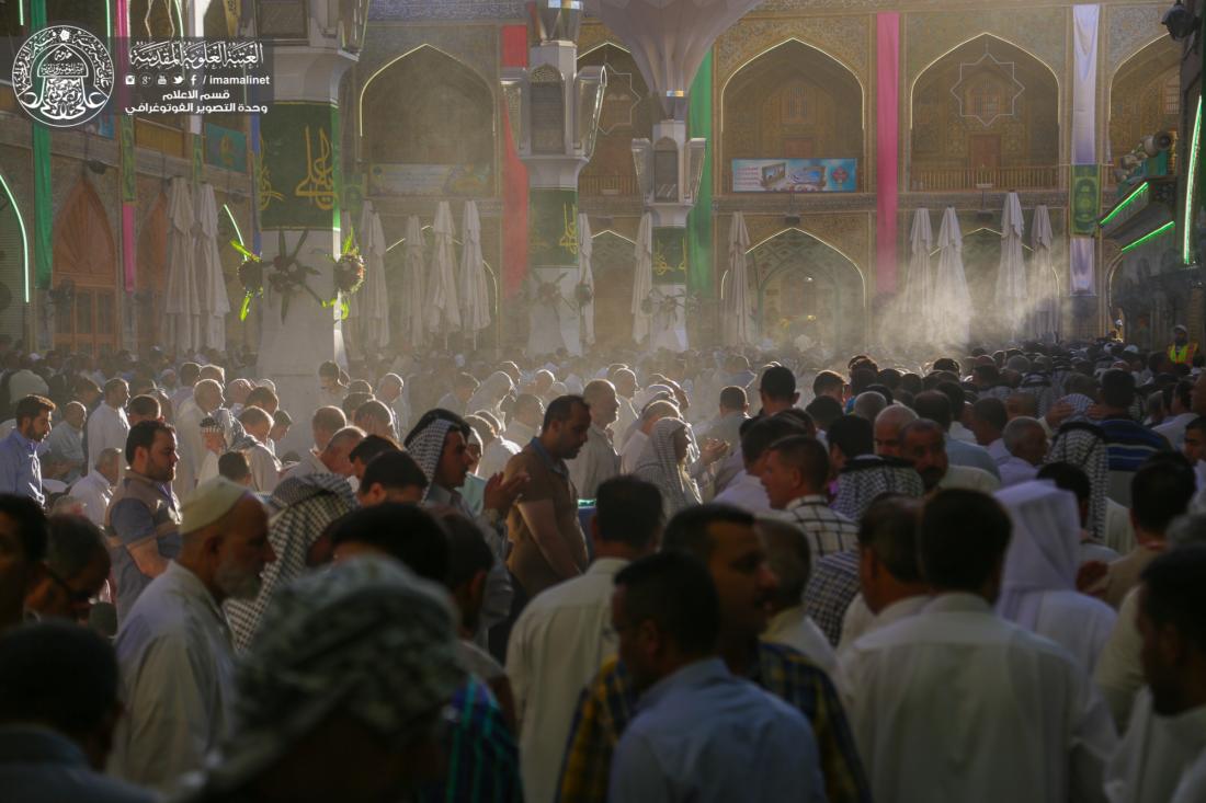 الجموع المليونية تجدد عهد الولاء لوصي النبوة امير المؤمنين عليه السلام | 