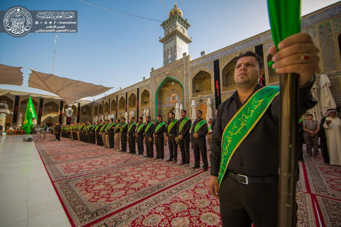 الزيارة الصباحية لمنتسبوا العتبة العلوية المقدسة | 