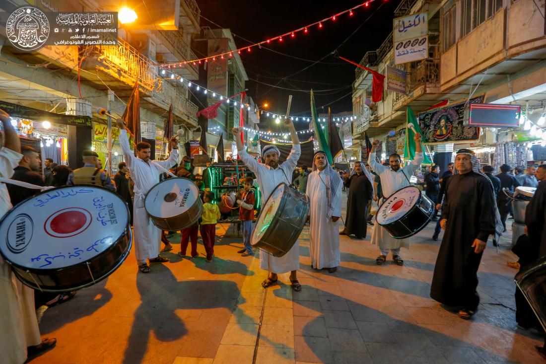 اجواء الحزن ومواكب العزاء الحسيني في محافظة النجف الأشرف | 