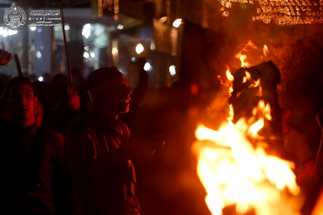 مراسم عزاء اهالي النجف الأشرف (المشاعل) في رحاب العتبة العلوية المقدسة  | 