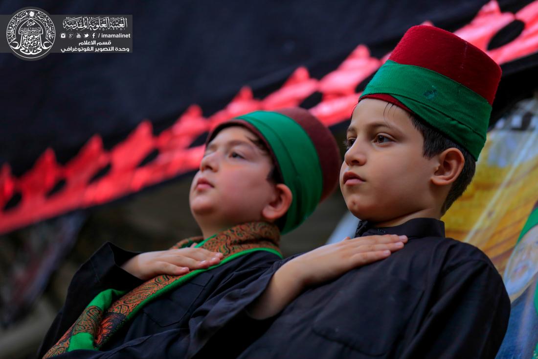 موكب اهالي كربلاء في العتبة العلوية المقدسة | 