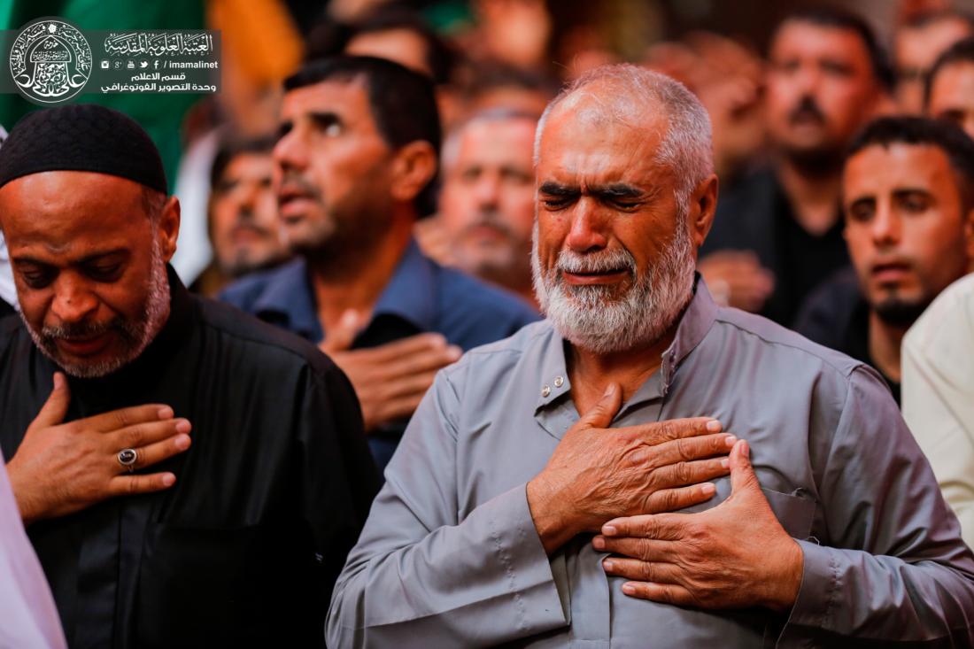 موكب العتبة العلوية المقدسة معزياً بإستشهاد الامام الحسين عليه السلام في كربلاء المقدسة | 