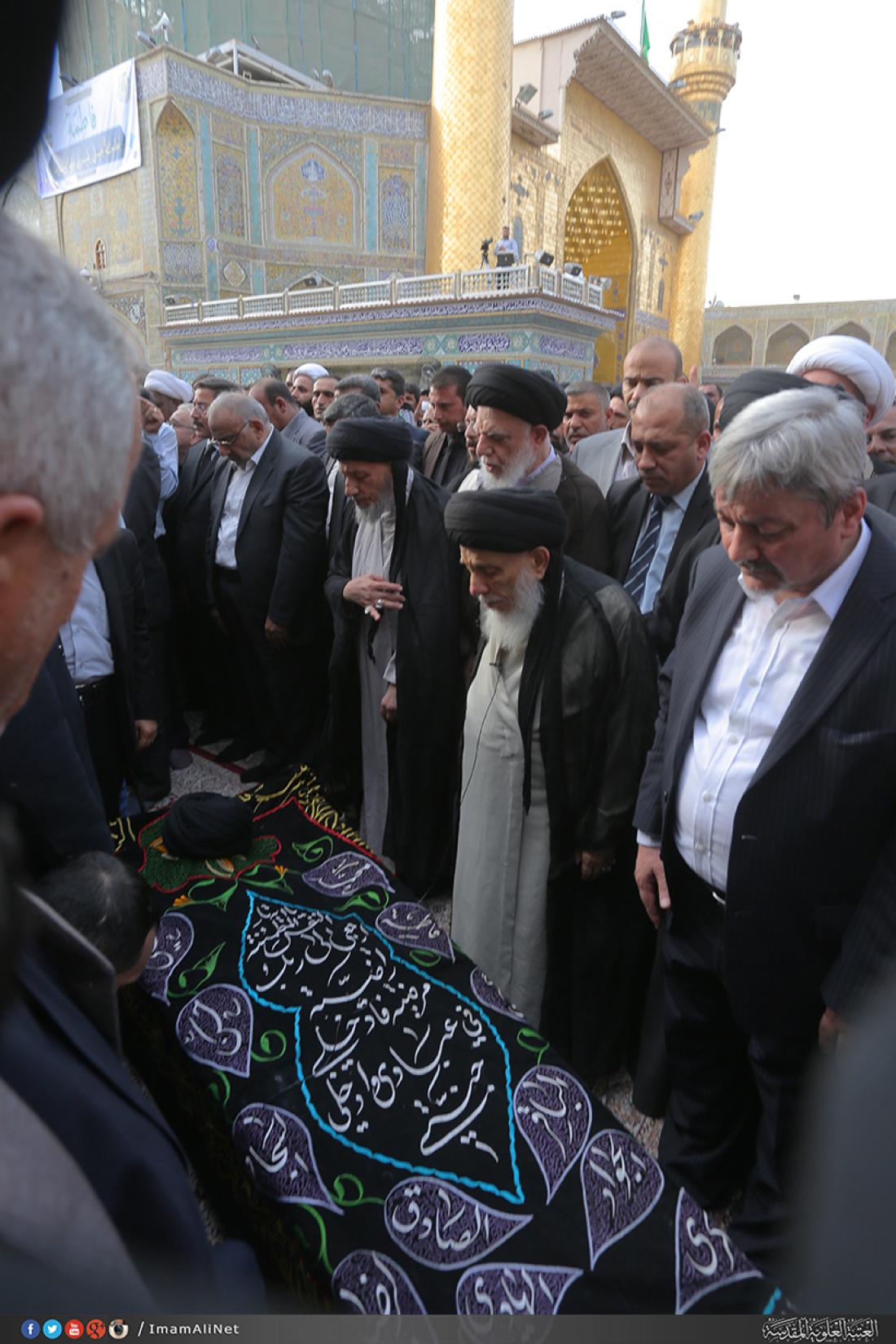 تقرير مصور : تشيع جنازة المرحوم العلامه السيد محمد بحر العلوم رحمه الله  | 