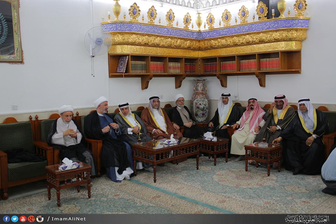تقرير مصور : الامين العام للعتبة العلوية المقدسة يشرف على فتحة الشباك الطاهر بحضور الوكيل العام للمرجعية الدينية العليا وحضور علمائي من داخل العراق وخارجه | 