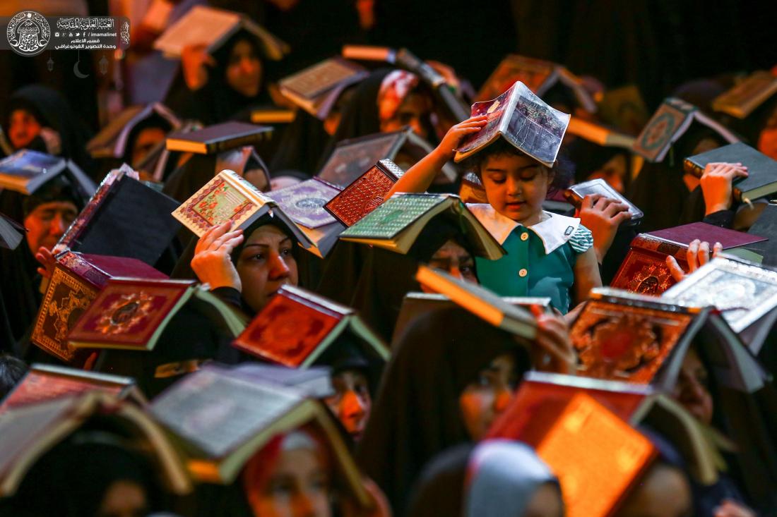 إحياء الليلة الاولى من ليالي القدر المباركة في الصحن العلوي الشريف | 