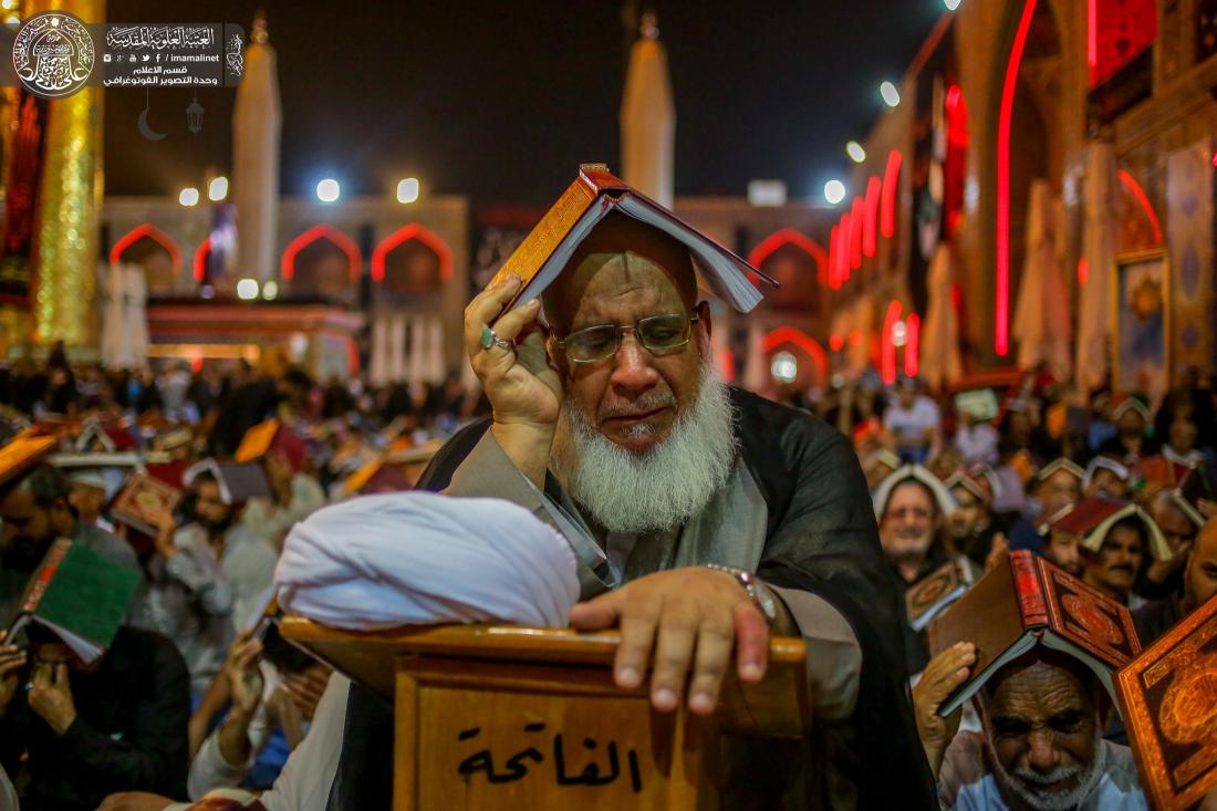 إحياء الليلة الثانية من ليالي القدر المباركة داخل الصحن الحيدري الشريف  | 