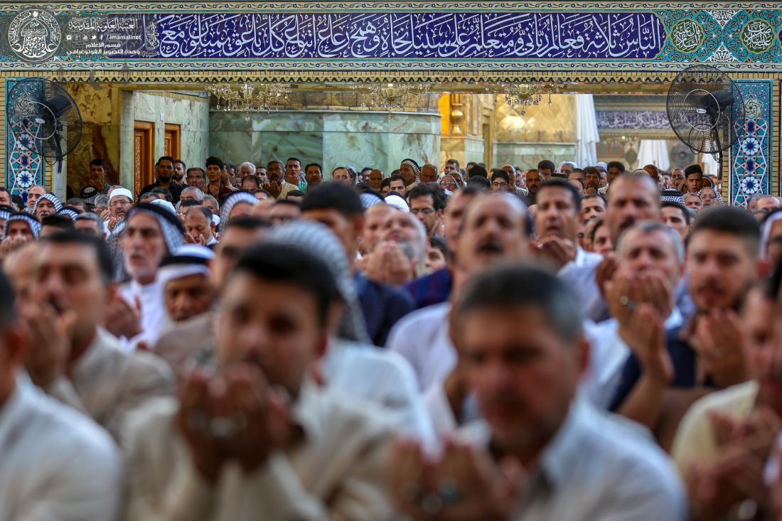 اقامة صلاة العيد من العتبة العلوية المقدسة | 