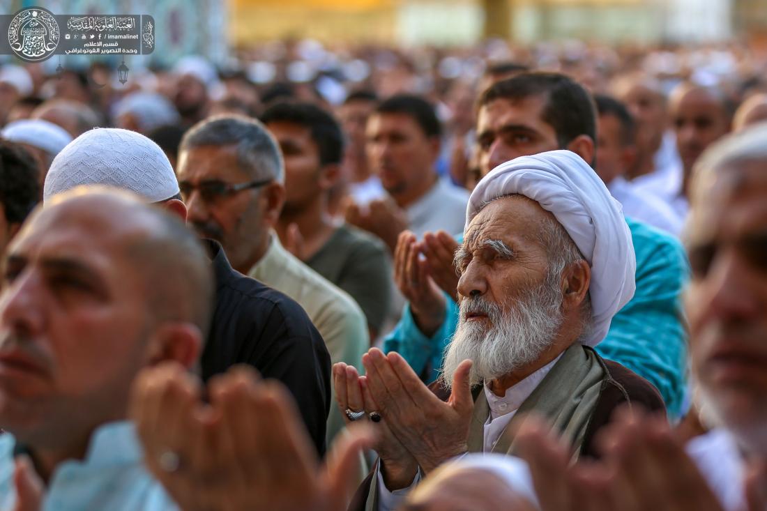 اقامة صلاة العيد من العتبة العلوية المقدسة | 