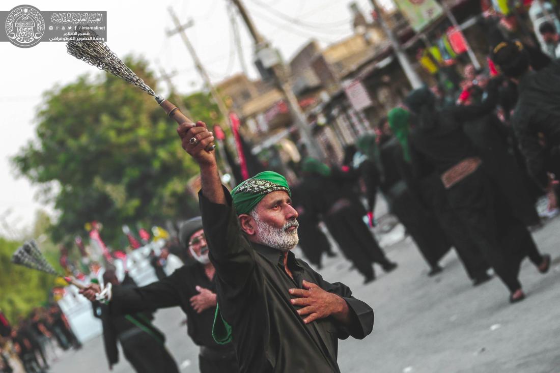 المواكب الحسينية في محافظة بابل تحيي الليلة السابعة من شهر محرم الحرام  1439هـ . | 